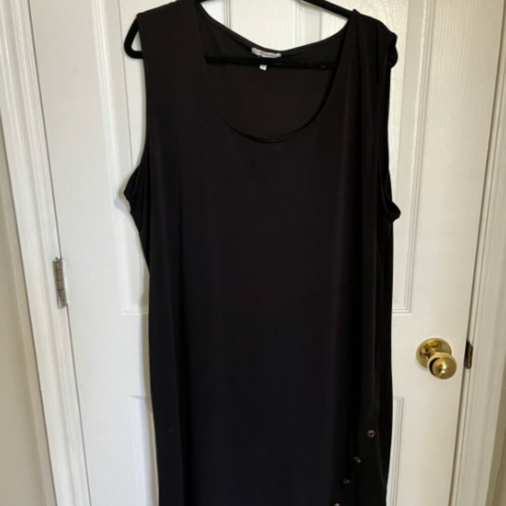 English Factory White Ruffle Shift Dress Sz 3X